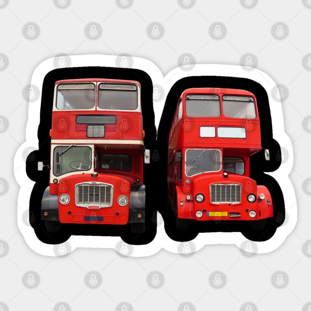 London Bus Transportation Sticker by holidaystore